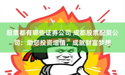 股票都有哪些证券公司 成都股票配资公司：助您投资增值，成就财富梦想