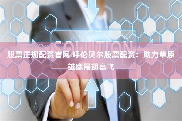股票正规配资官网 呼伦贝尔股票配资：助力草原雄鹰展翅高飞